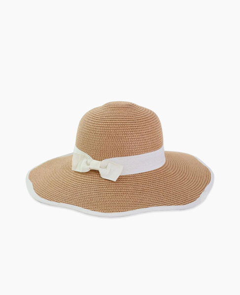 Straw Hat with ribbon